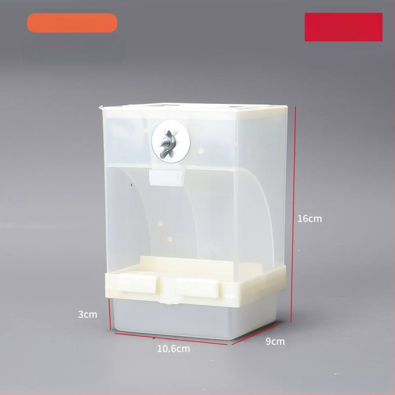 Papagal păsări hrană cutie anti-împrăștiere automată hrănitoare anti-stropire externă hrănire păsări hrănitoare piele de tigru bujor Xuan Feng păsări provizii