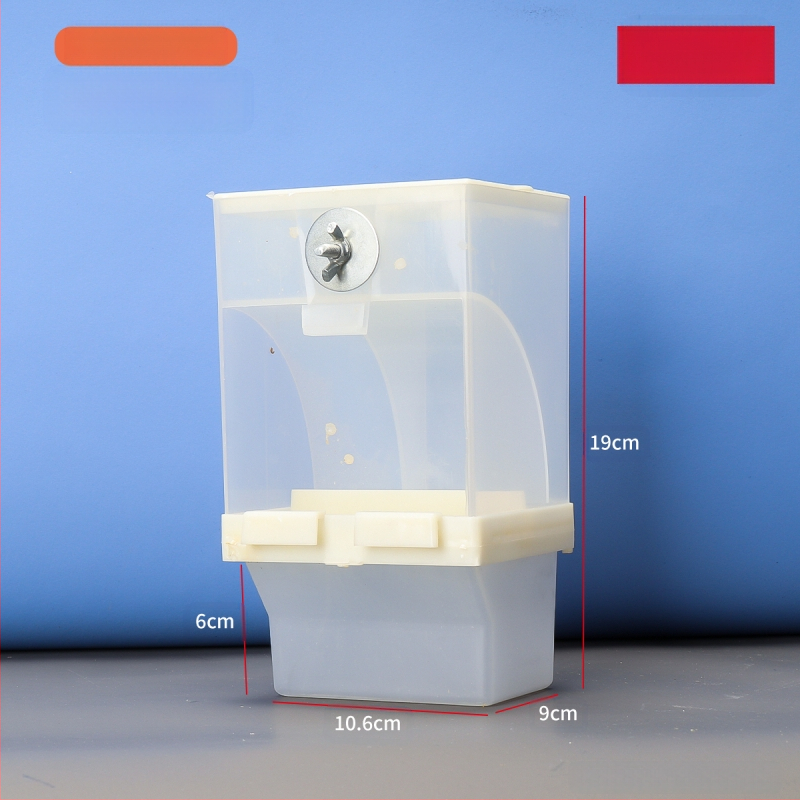 Papagal păsări hrană cutie anti-împrăștiere automată hrănitoare anti-stropire externă hrănire păsări hrănitoare piele de tigru bujor Xuan Feng păsări provizii