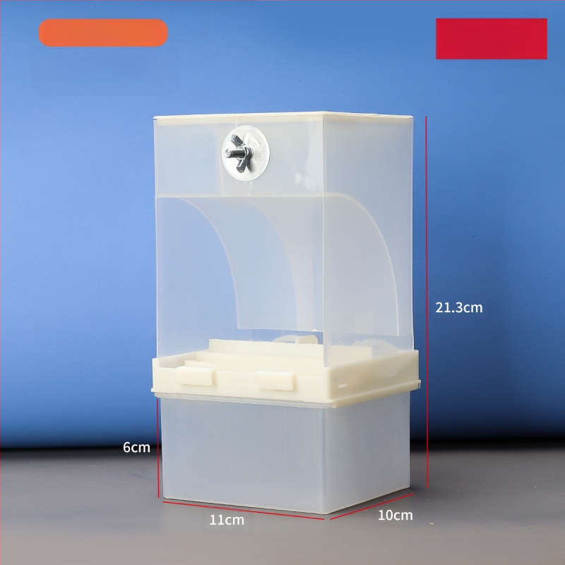 Papagal păsări hrană cutie anti-împrăștiere automată hrănitoare anti-stropire externă hrănire păsări hrănitoare piele de tigru bujor Xuan Feng păsări provizii
