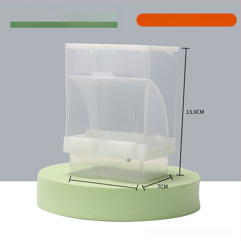 Papagal păsări hrană cutie anti-împrăștiere automată hrănitoare anti-stropire externă hrănire păsări hrănitoare piele de tigru bujor Xuan Feng păsări provizii