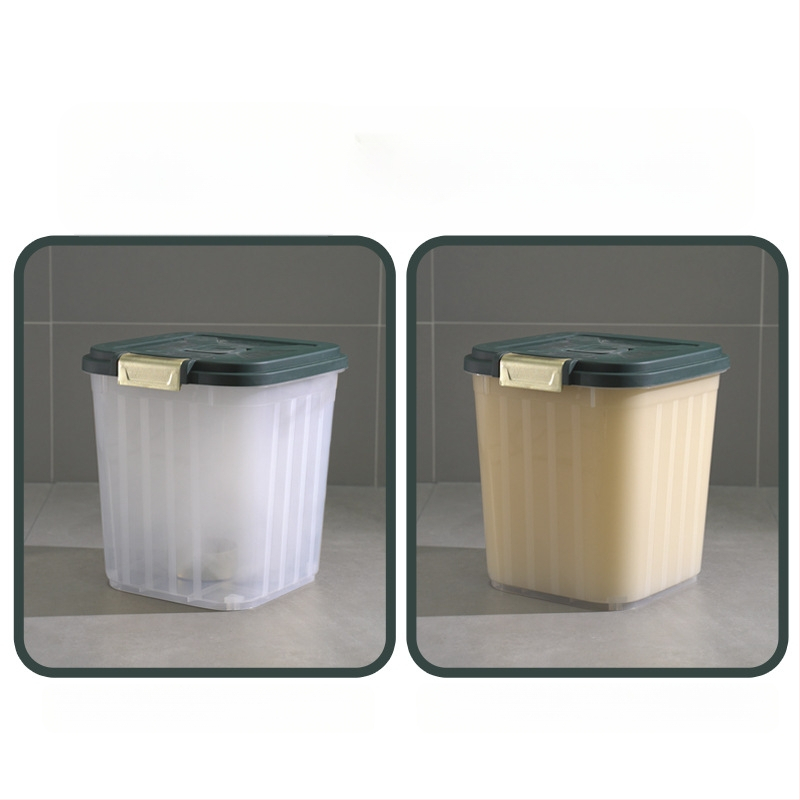 Didelės talpos ryžių kibiras namų virtuvei, atsparus vabzdžiams ir drėgmei, sandari, prieinama prabangi ryžių laikymo dėžė, ryžių miltų ir grūdų laikymo dėžė