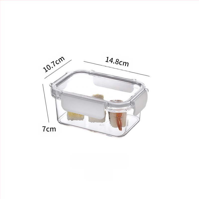 Šviežio laikymo dėžutė maistiniam šaldytuvui, speciali laikymo dėžutė šaldytiems produktams, sandari dėžutė su dangteliu, maisto riešutai, vaisiai, maisto stiklainis