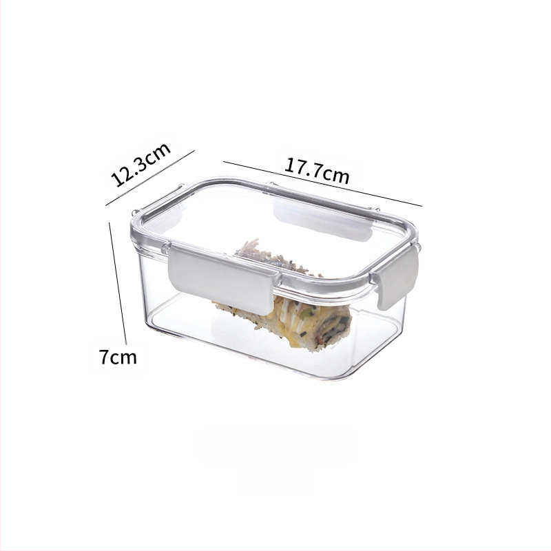 Šviežio laikymo dėžutė maistiniam šaldytuvui, speciali laikymo dėžutė šaldytiems produktams, sandari dėžutė su dangteliu, maisto riešutai, vaisiai, maisto stiklainis