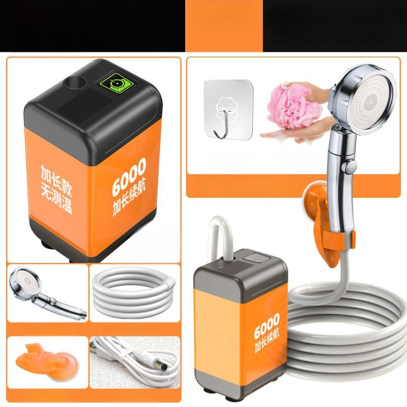 Pistikupesavaba maapiirkonna lihtne duššidušš ehitusplatsil välistingimustes üliõpilaste ühiselamu vannitoa artefaktiga laetav majapidamisdušš