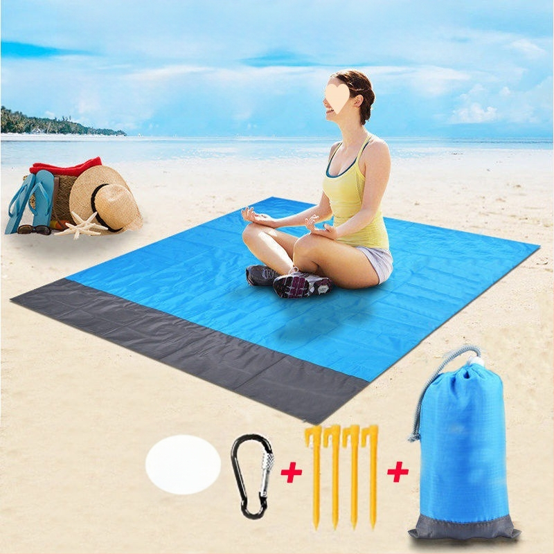 Välispikniku matt, rannamatt, taskuga matkamatt, mereäärne kaasaskantav kokkupandav rannavastane matt, dropshipping