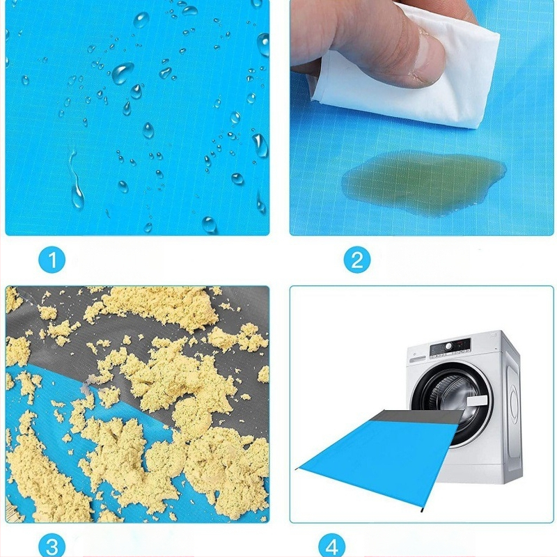 Välispikniku matt, rannamatt, taskuga matkamatt, mereäärne kaasaskantav kokkupandav rannavastane matt, dropshipping