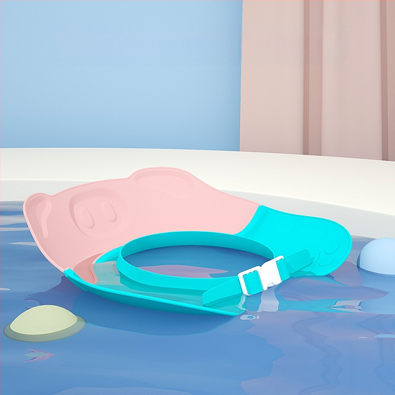 Kūdikio paršelio plaukų plovimo kepuraitė, vaikų plaukų plovimo artefaktas, vandenį blokuojantis kepuraitė, plaukų plovimas, ausų apsauga, kūdikio dušo kepuraitė, didmeninė prekyba