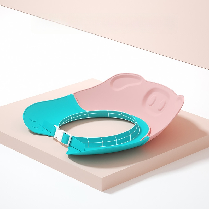 Kūdikio paršelio plaukų plovimo kepuraitė, vaikų plaukų plovimo artefaktas, vandenį blokuojantis kepuraitė, plaukų plovimas, ausų apsauga, kūdikio dušo kepuraitė, didmeninė prekyba