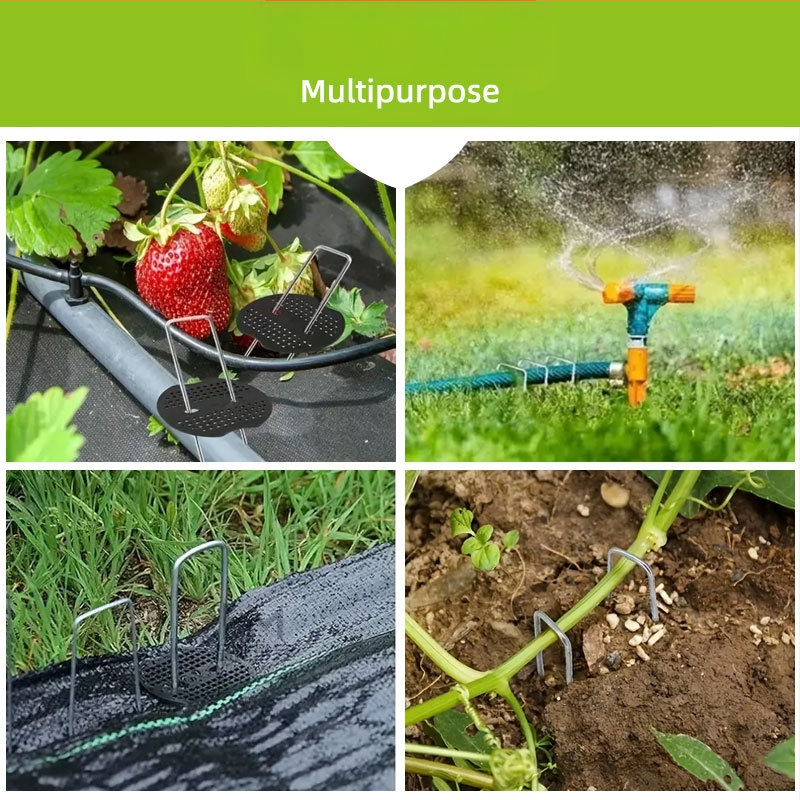 U formos įžeminimo vinys 15 cm plastikinės tarpinės vejos vinys sodo palapinei, vėjui atsparios vinys, cinkuotos fiksuotos vinys, žolei atsparios medžiaginės įžeminimo vinys