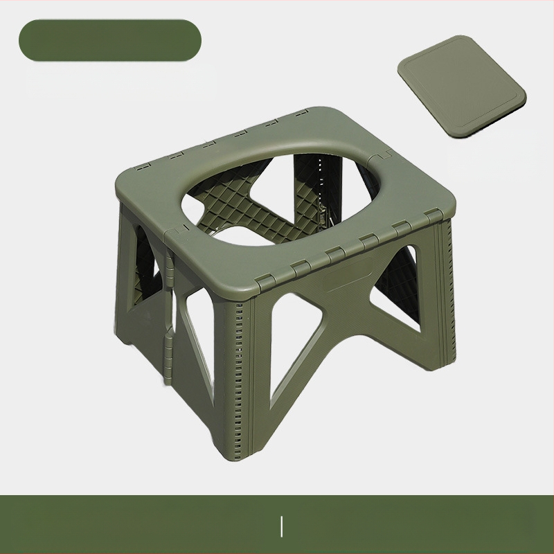 Pārrobežu jauna saliekamā tualetes automašīna Avārijas kempinga tualetes krēsls Pieaugušo pārnēsājamais dezodorants Āra mobilā tualete