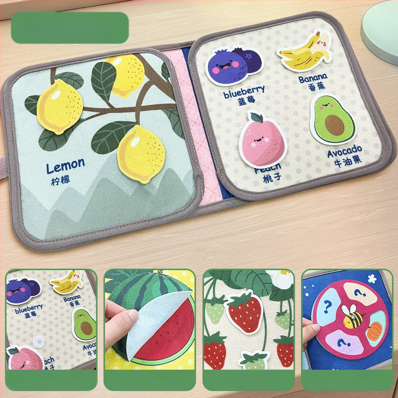 Atsparus ašaroms medžiaginis sąsiuvinis, plaunamas medžiaginis sąsiuvinis, kramtomas ankstyvojo ugdymo žaislas kūdikiams 6–12 mėnesių