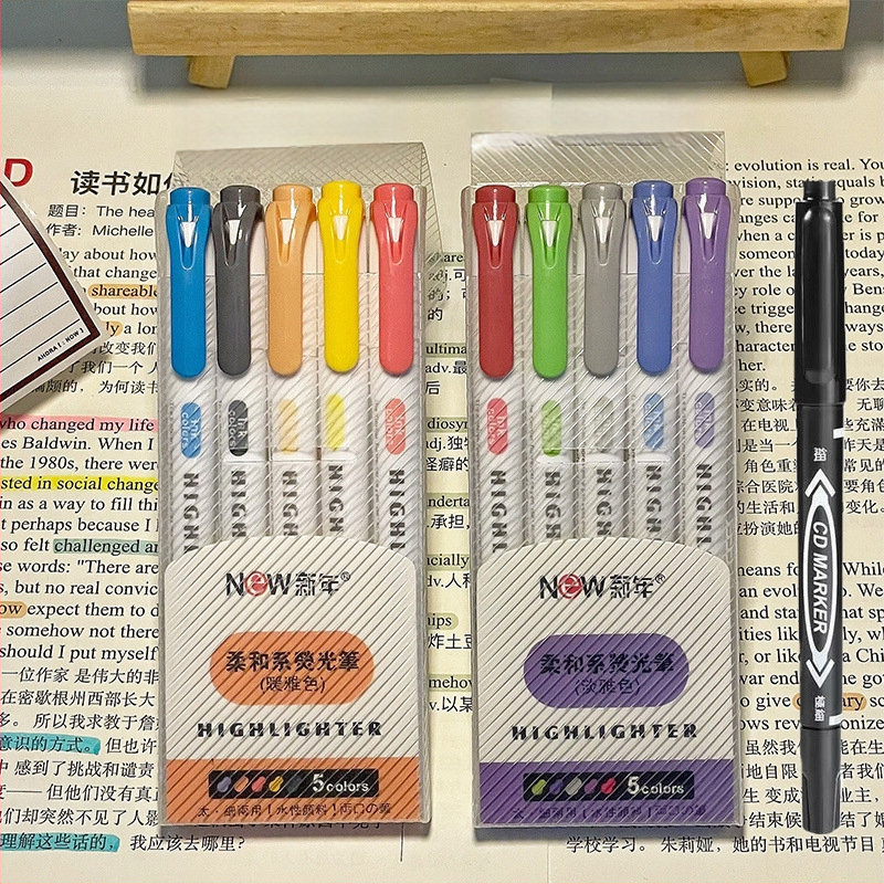 Dvigalvis žymeklis, aukštos kokybės, 30 spalvų, kostiumo žymėjimo, raktų žymeklis, studentų spalvų rašysenos rašiklis