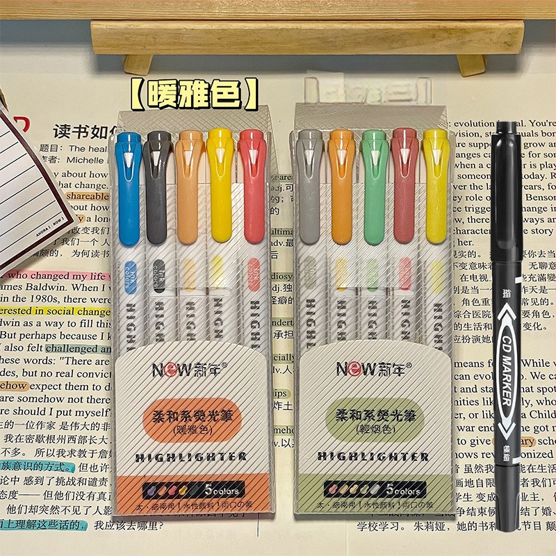 Dvigalvis žymeklis, aukštos kokybės, 30 spalvų, kostiumo žymėjimo, raktų žymeklis, studentų spalvų rašysenos rašiklis