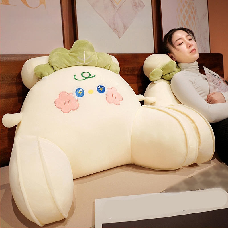 Mäkká taška do spálne, veľký operadlo, nočný vankúš, opierka pásu, operadlo, kancelársky vankúš, kreslený nočný vankúš
