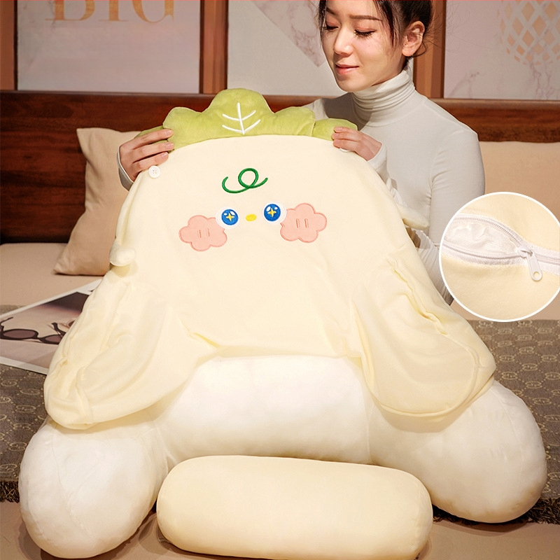Mäkká taška do spálne, veľký operadlo, nočný vankúš, opierka pásu, operadlo, kancelársky vankúš, kreslený nočný vankúš
