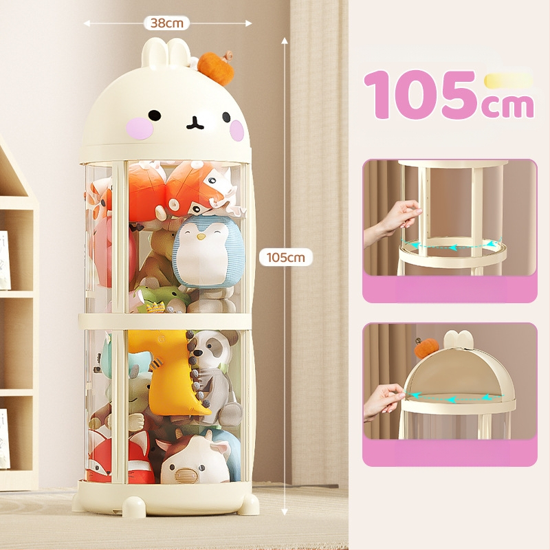 Extra veľké vedro na bábiky so zipsom, plyšové vedro na bábiky, priehľadné detské vedro na bábiky, úložný artefakt na hračky