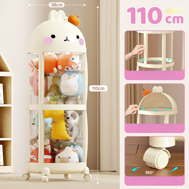 Extra veľké vedro na bábiky so zipsom, plyšové vedro na bábiky, priehľadné detské vedro na bábiky, úložný artefakt na hračky