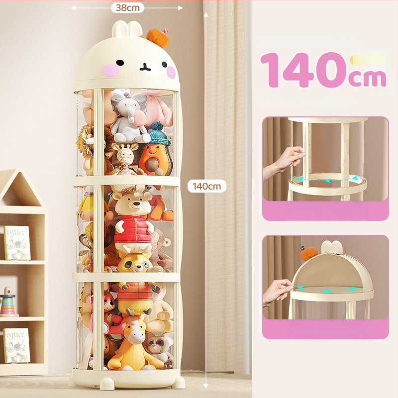 Extra veľké vedro na bábiky so zipsom, plyšové vedro na bábiky, priehľadné detské vedro na bábiky, úložný artefakt na hračky