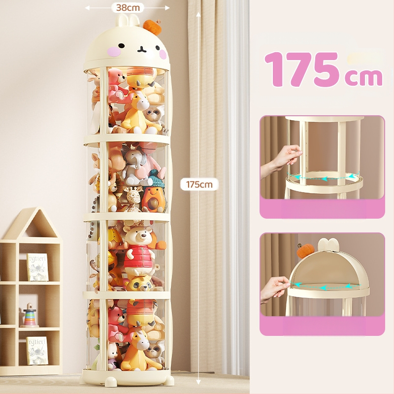 Extra veľké vedro na bábiky so zipsom, plyšové vedro na bábiky, priehľadné detské vedro na bábiky, úložný artefakt na hračky