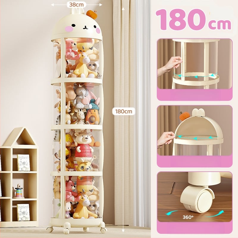 Extra veľké vedro na bábiky so zipsom, plyšové vedro na bábiky, priehľadné detské vedro na bábiky, úložný artefakt na hračky