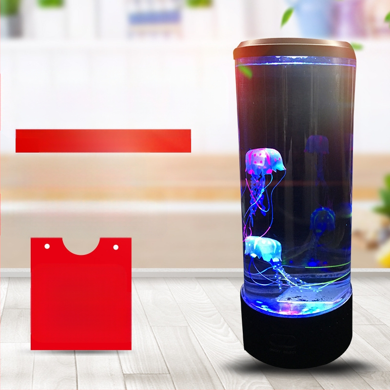 Amazoni populaarne suur naissoost väliskaubanduse simulatsiooni akvaariumi LED värviline värvimuutev kodukaunistamise öövalgus