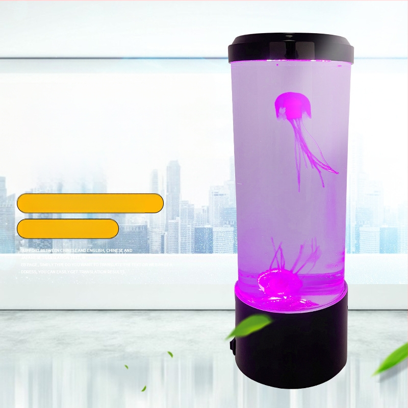 Amazoni populaarne suur naissoost väliskaubanduse simulatsiooni akvaariumi LED värviline värvimuutev kodukaunistamise öövalgus