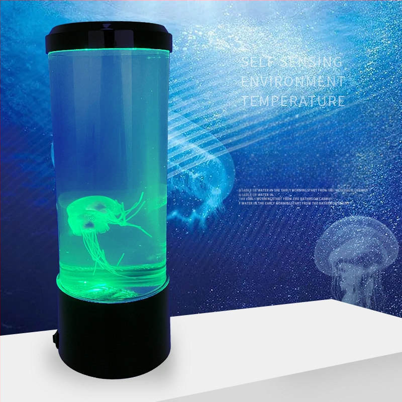 Amazoni populaarne suur naissoost väliskaubanduse simulatsiooni akvaariumi LED värviline värvimuutev kodukaunistamise öövalgus