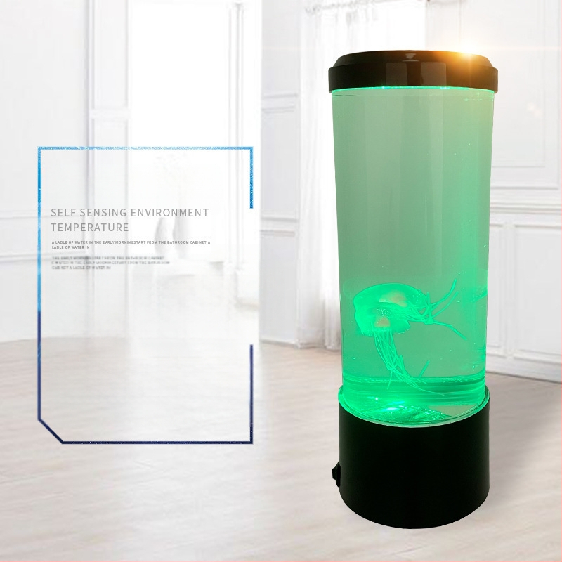 Amazoni populaarne suur naissoost väliskaubanduse simulatsiooni akvaariumi LED värviline värvimuutev kodukaunistamise öövalgus