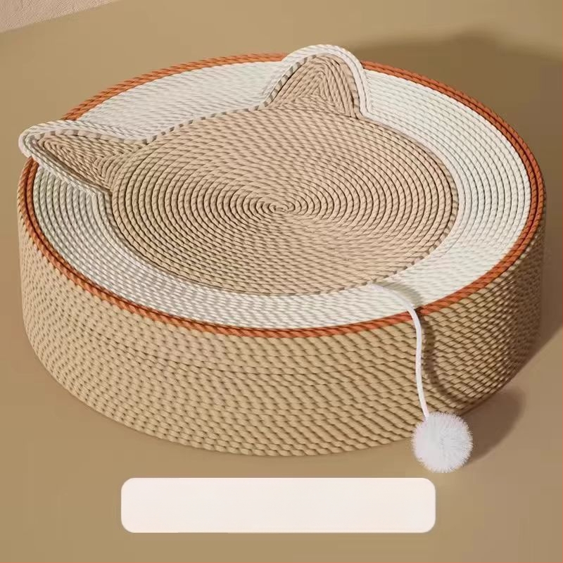 Sizalio katėms skirta draskymo lenta, integruota kačių kraiko lenta, atspari dilimui, apsauga nuo įbrėžimų, katės draskymo letena su lėkšte ir praustuvu, ovali katės šlifavimo letena.