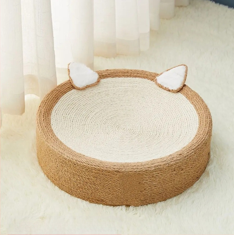 Sizalio katėms skirta draskymo lenta, integruota kačių kraiko lenta, atspari dilimui, apsauga nuo įbrėžimų, katės draskymo letena su lėkšte ir praustuvu, ovali katės šlifavimo letena.