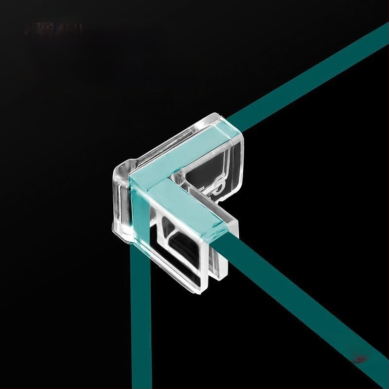 Läbipaistev kaitsekate nurgakaitsmetega, elastne klaasist kokkupõrkevastane täisnurkne pehme akrüülist kolmnurkne kalapaak lastele