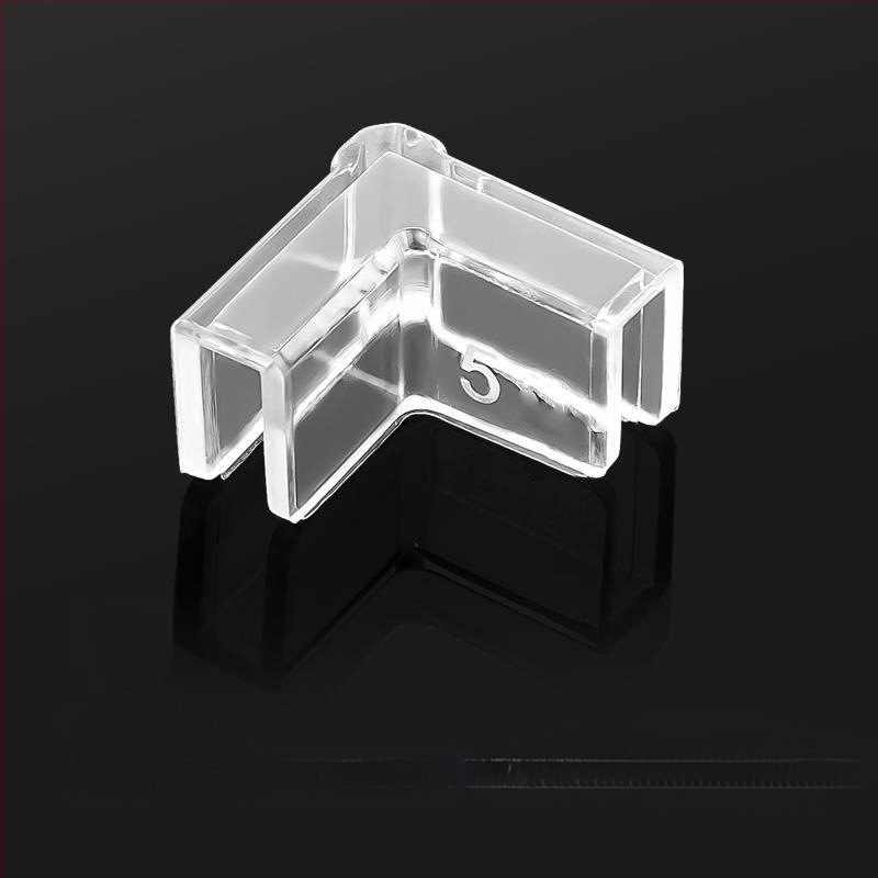 Läbipaistev kaitsekate nurgakaitsmetega, elastne klaasist kokkupõrkevastane täisnurkne pehme akrüülist kolmnurkne kalapaak lastele