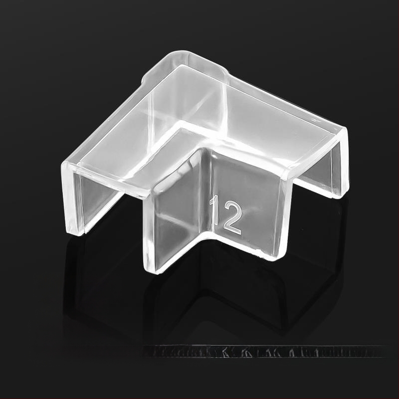 Läbipaistev kaitsekate nurgakaitsmetega, elastne klaasist kokkupõrkevastane täisnurkne pehme akrüülist kolmnurkne kalapaak lastele