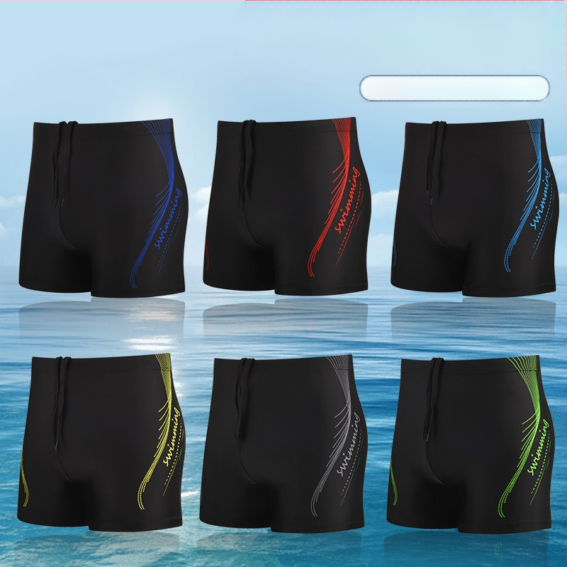 Meeste ujumispüksid, kiiresti kuivavad, piinlikkust mitteläbilaskvad, pluss-suuruses meeste 2023. aasta uued lahtised professionaalsed ujumispüksid, ujumislühikesed püksid