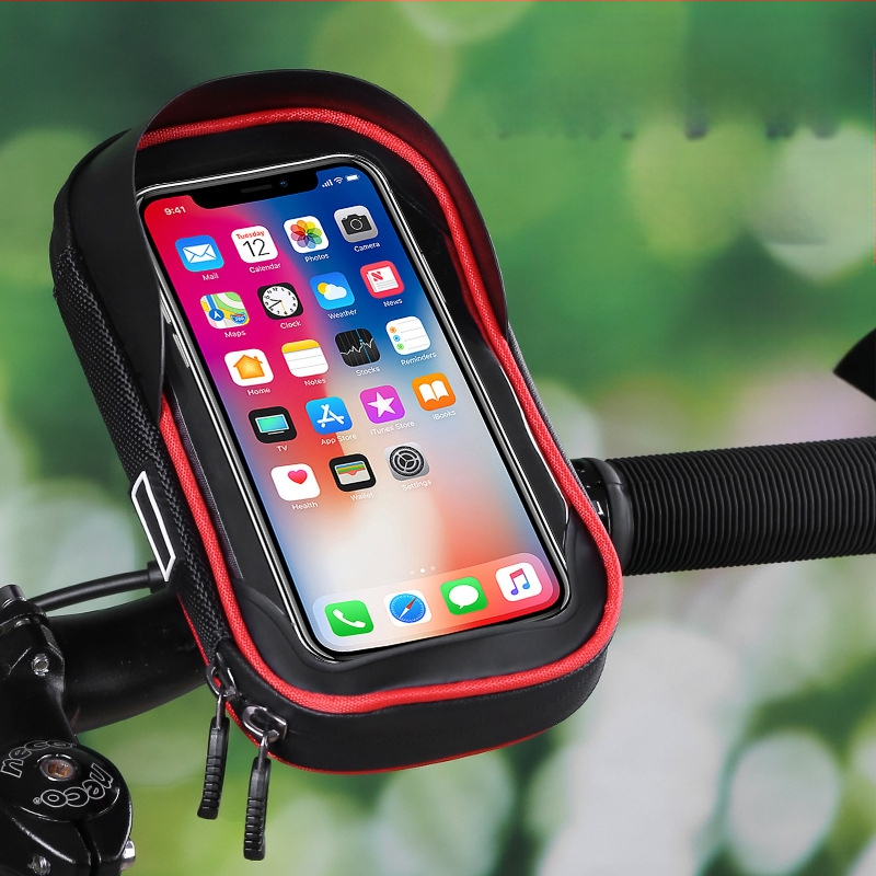 Multifunkčný stojan na mobilný telefón s cezhraničným rozhraním, taška na dotykovú obrazovku, vodotesná taška na bicykel, držiak na navigáciu pre motocykel