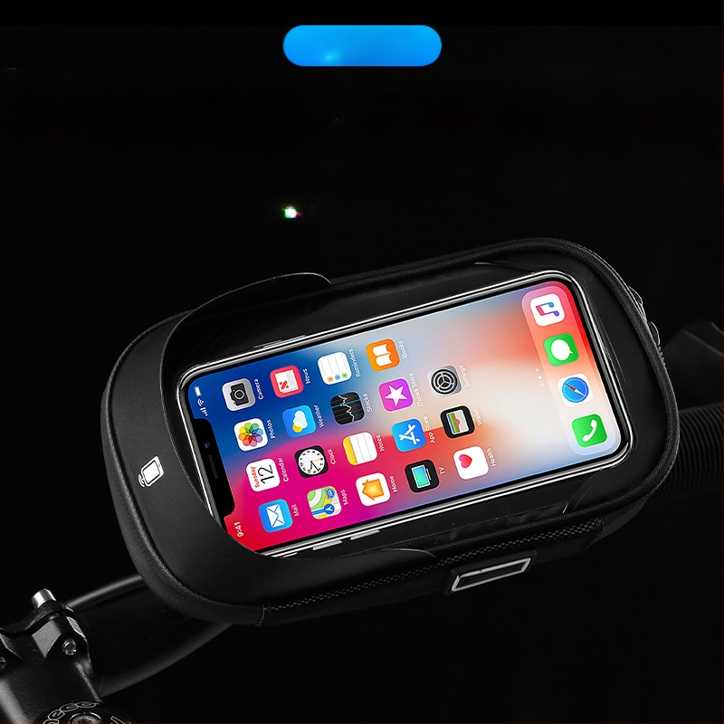 Multifunkčný stojan na mobilný telefón s cezhraničným rozhraním, taška na dotykovú obrazovku, vodotesná taška na bicykel, držiak na navigáciu pre motocykel