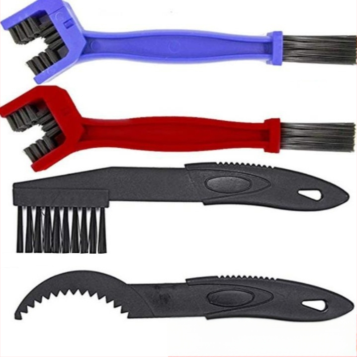 Didmeninė prekyba tripusiais grandinės valymo šepečiais dviračių grandinės šepečiais motociklų grandinės šereliais, šepečio plokštelės valymui dideliu šepečiu