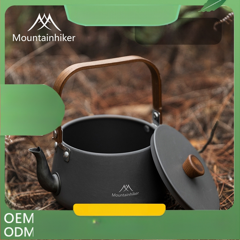 Mountainhiker Mountain Guest Produs nou Camping în aer liber Picnic Ceainic portabil din oțel inoxidabil