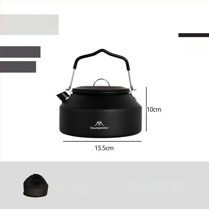 Mountainhiker Mountain Guest Produs nou Camping în aer liber Picnic Ceainic portabil din oțel inoxidabil