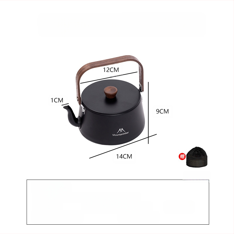 Mountainhiker Mountain Guest Produs nou Camping în aer liber Picnic Ceainic portabil din oțel inoxidabil