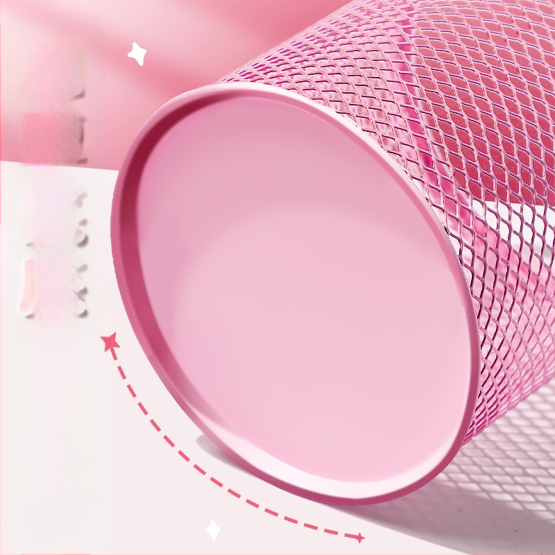 Metāla pildspalvu kasetnes biroja darbvirsmas studentu pildspalvu kasetņu uzglabāšanas kaste ar lielu ietilpību dzelzs tīklu, vienkārša zīmuļu kaste bērniem zēniem