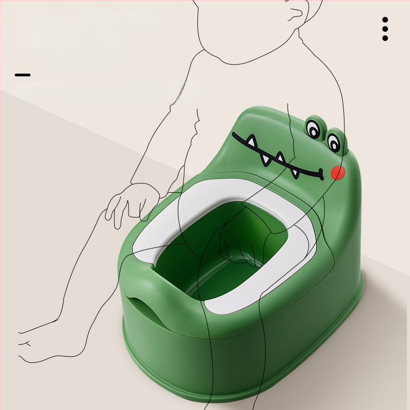 Mali dječji WC s crtanim filmom dinosaura Mali WC Jednostavni dječji WC za bebe Dječji WC Kanta za urin