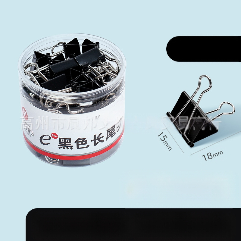 „Chenguang“ kanceliarinių prekių spalvota ilga uodegos segtukas, didelė bandymo sąvaržėlė, 25 mm, maža metalinė vištos uodegos segtukas, maža sąvaržėlė su segtuku