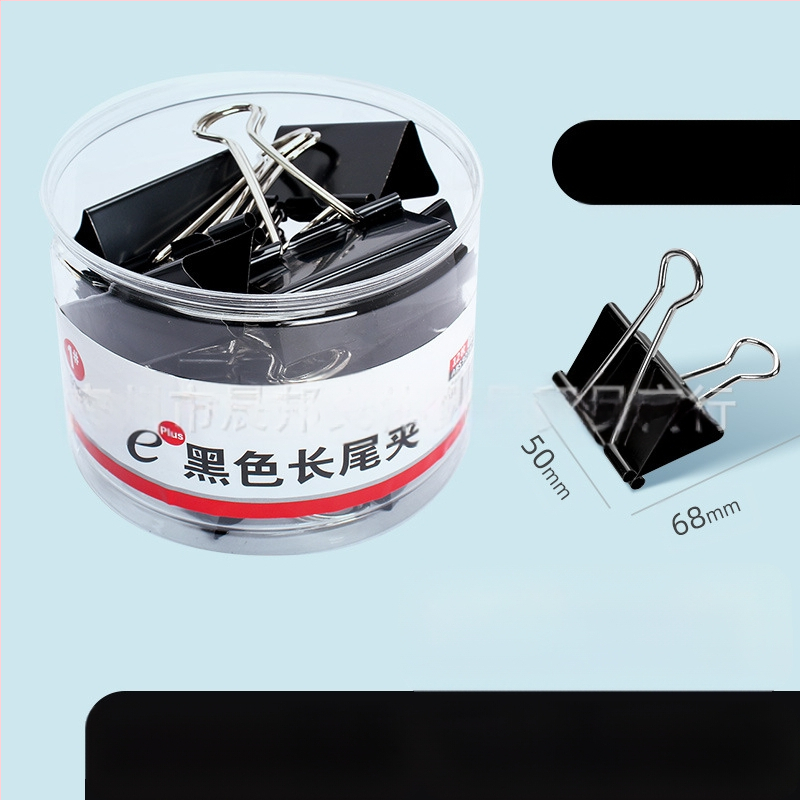„Chenguang“ kanceliarinių prekių spalvota ilga uodegos segtukas, didelė bandymo sąvaržėlė, 25 mm, maža metalinė vištos uodegos segtukas, maža sąvaržėlė su segtuku
