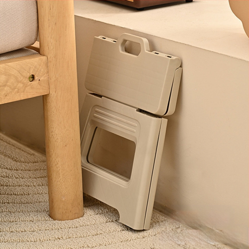 Scaun pliabil portabil în aer liber, scaun mic, scaun pliabil pentru adulți, scaun simplu de camping pentru pescuit, bancă mică pentru tren