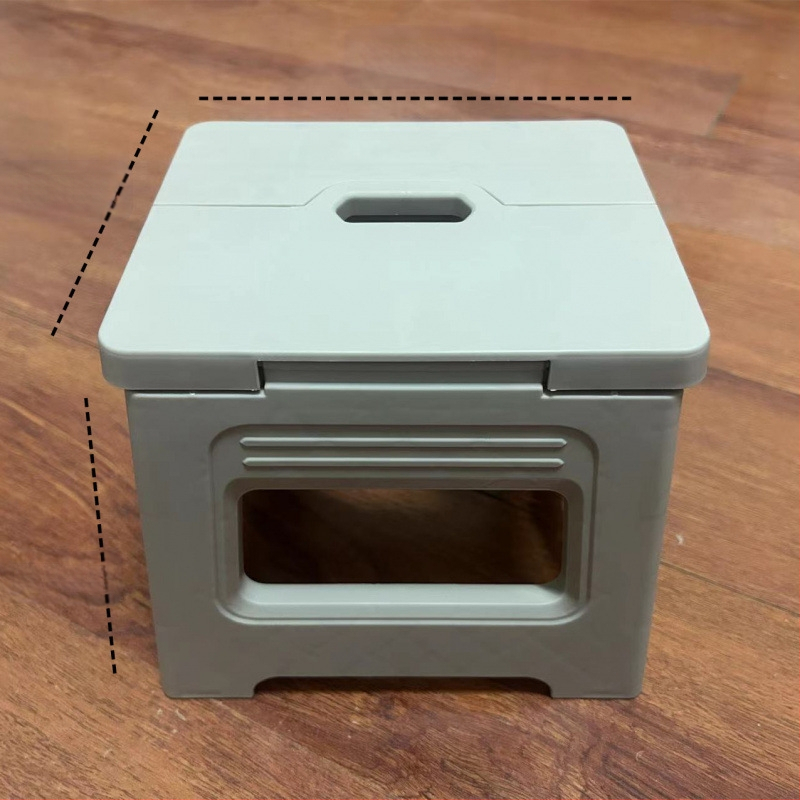 Scaun pliabil portabil în aer liber, scaun mic, scaun pliabil pentru adulți, scaun simplu de camping pentru pescuit, bancă mică pentru tren