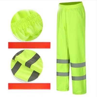 Дъждобрани на едро, анти-бунт дъждобран, дъждобран, костюм, дебел оксфордски плат, устойчив на износване, отразяващи мъжки водоустойчиви панталони за езда на долната част на тялото