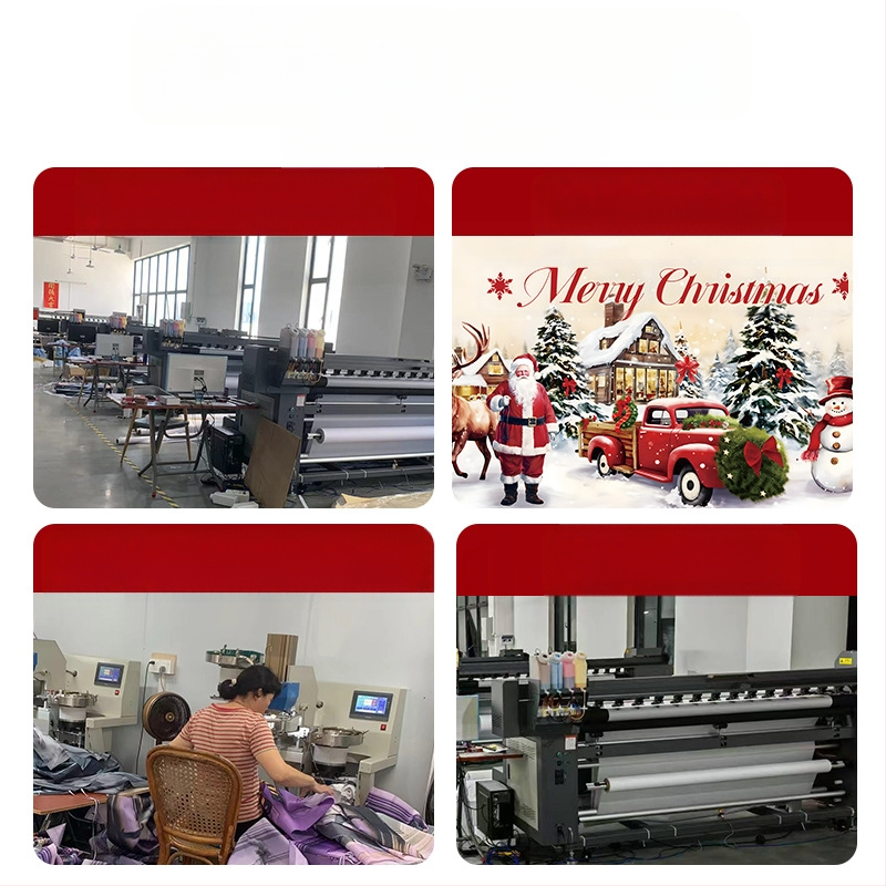 Честита Нова Година Фон Плат Банер Флаг Декорации Банер Аранжировка Тема Парти Атмосфера Сцена Трансгранично