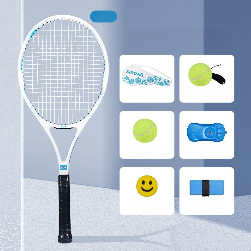 Tennisetreeneri põlvkond, ühe vööga tagasilöögireket, sobib algajatele, ülikerge alumiiniumsulamist reket