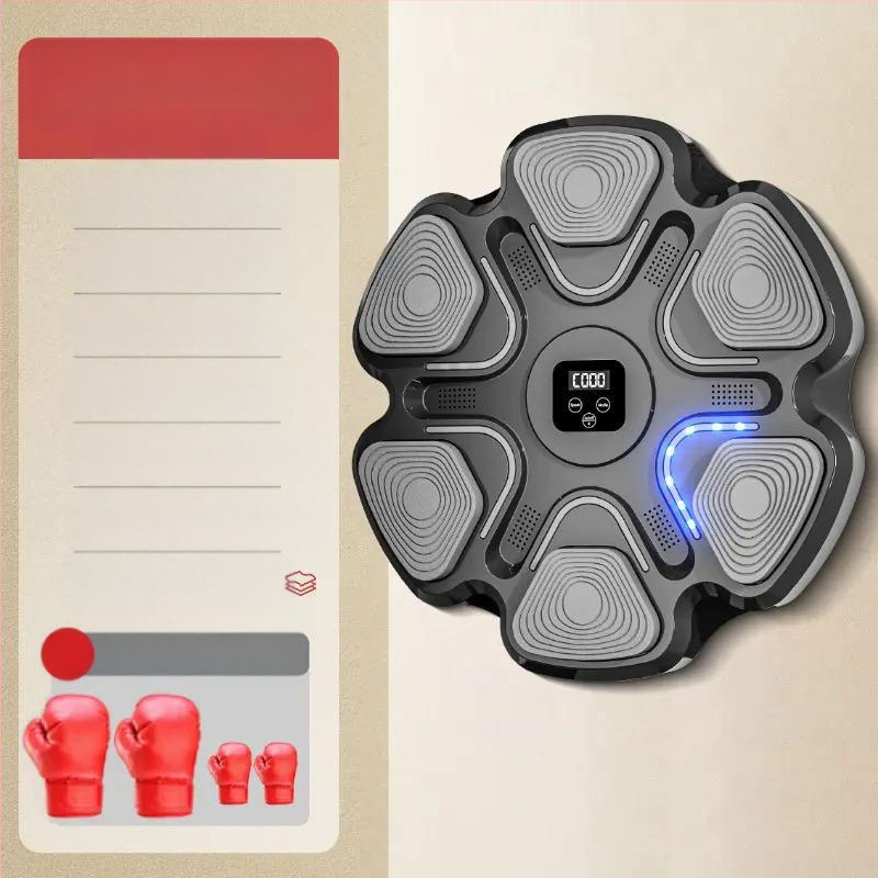 Intelligentne muusikapoksimasinate treener Internet Pidulik reaktsioonisein Sihtmärk Poksisihtmärk Kodu Lapsed mängivad rütmisihtmärki Täiskasvanute treening